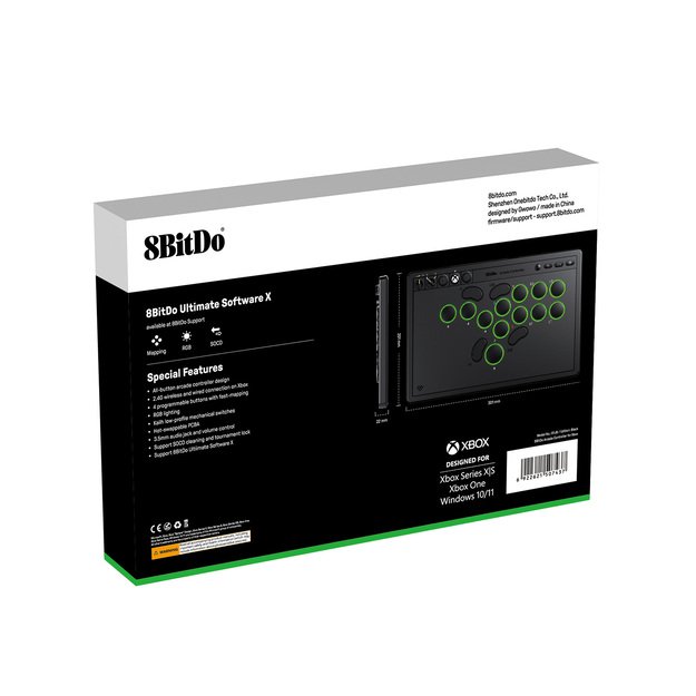 8Bitdo - Arcade Controller Xbox/PC - Black 2
