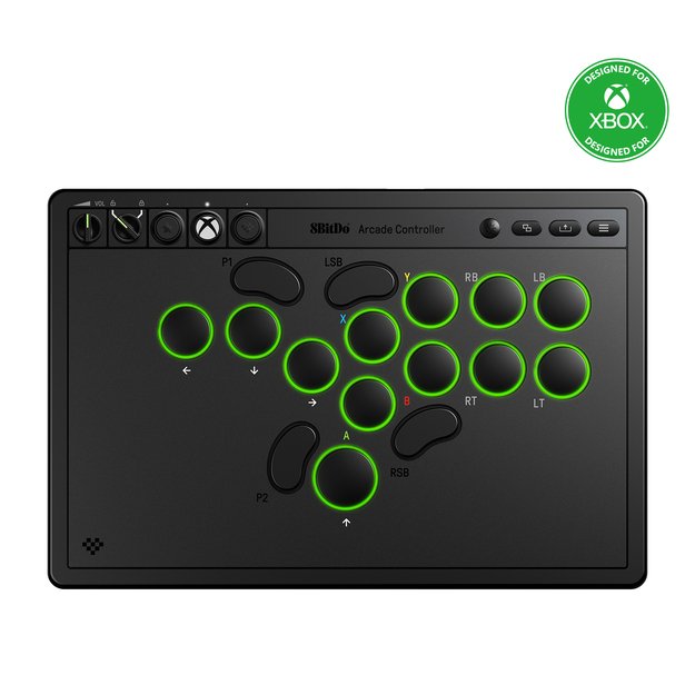 8Bitdo - Arcade Controller Xbox/PC - Black 3