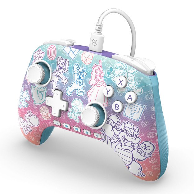 PowerA Advantage Wired Controller for Nintendo Switch 2 - Mushroom Kingdom 4
