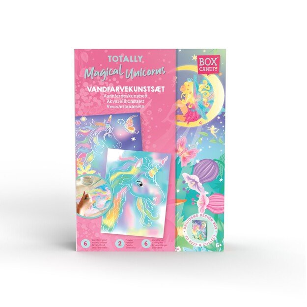 BOX CANDIY - Watercolor Art - Totally Magical Unicorns - (BC-1931)