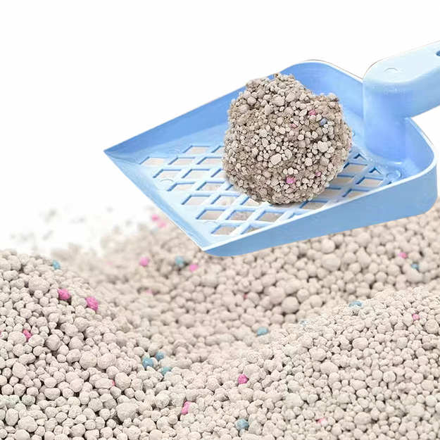 Dabīgā bentonīta kaķu pakaiši 20 kg, kunkuļojoši, bezputekļu, īpaši absorbējoši