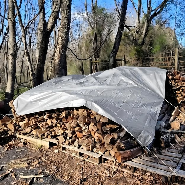 Plandeka Płachta Ochronna UV 2x3m 80g Okryciowa Mocna Uniwersalna 13