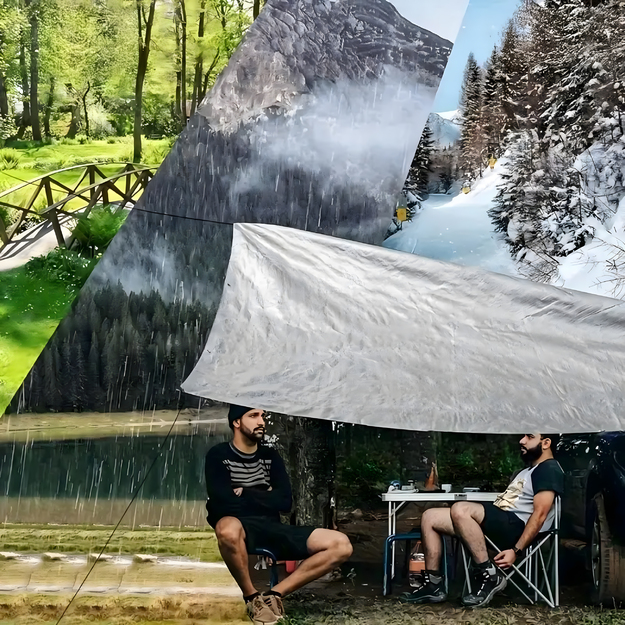 UV aizsargbrezents 6x8m 120g, izturīgs, universāls