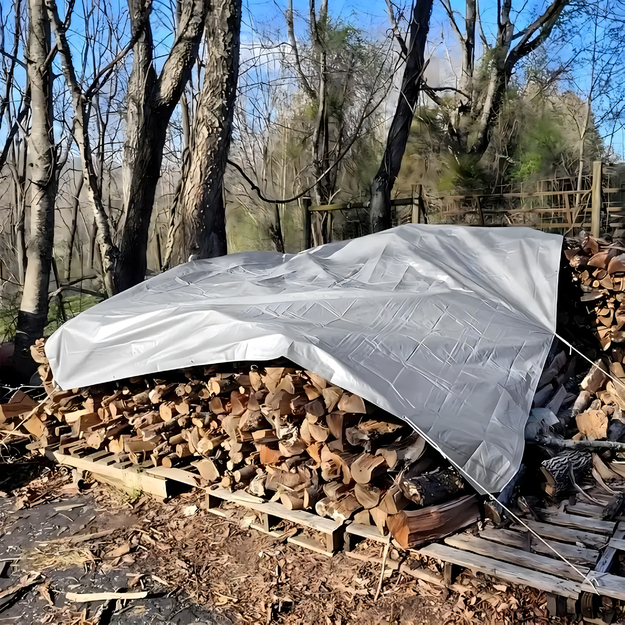 UV aizsargbrezents 6x8m 120g, izturīgs, universāls