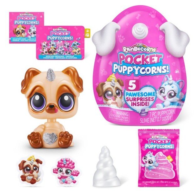 (Bundle ) RAINBOCORNS- POCKET PUPPYCORN SURPRISE-SERIES 1 Bobble Head 1 pk. - (9285)
