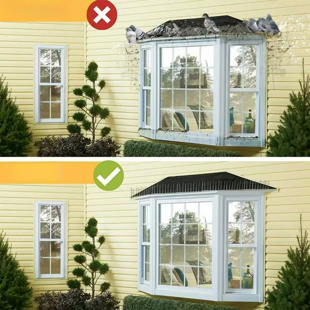 20 x metāla nerūsējošā tērauda putnu tapas baložiem un zvirbuļiem palodzes karnīzei 50 cm