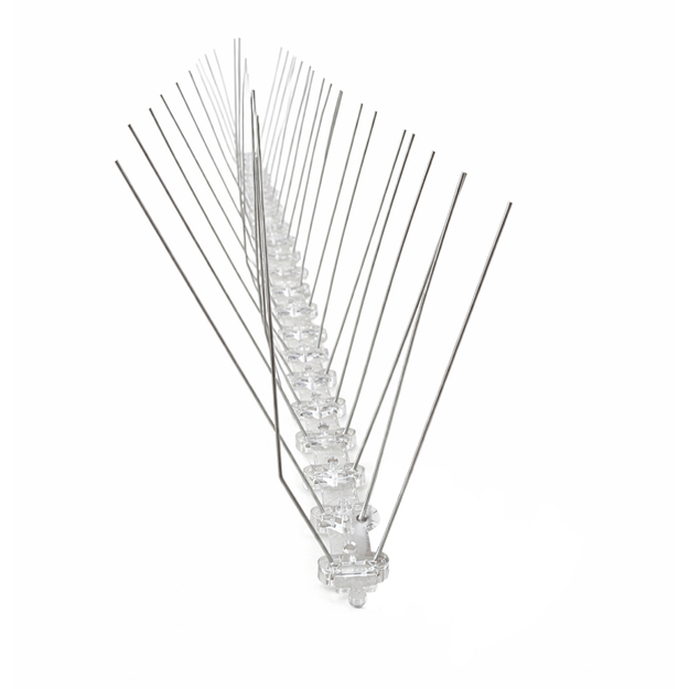 20 x metāla nerūsējošā tērauda putnu tapas baložiem un zvirbuļiem palodzes karnīzei 50 cm