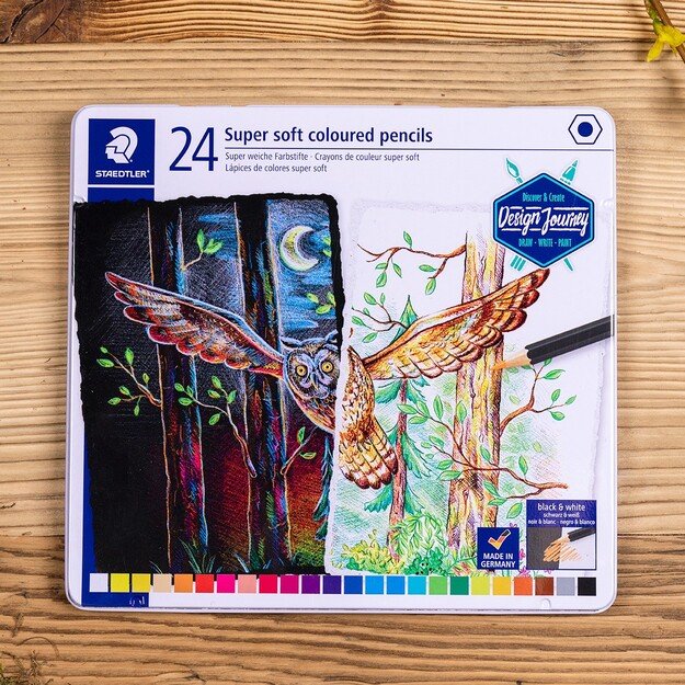 Staedtler - Soft Colored Pencil, 24 pcs (149C M24)
