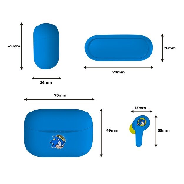OTL - TWS Earpods - Sonic the Hedgehog  (SH0902)