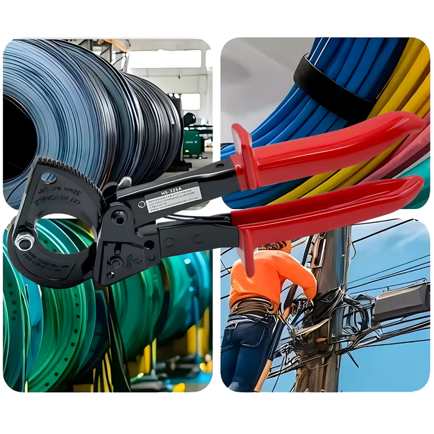 Sprūdrata šķēres kabeļu griezējam izolēts griezējs 240 mm2