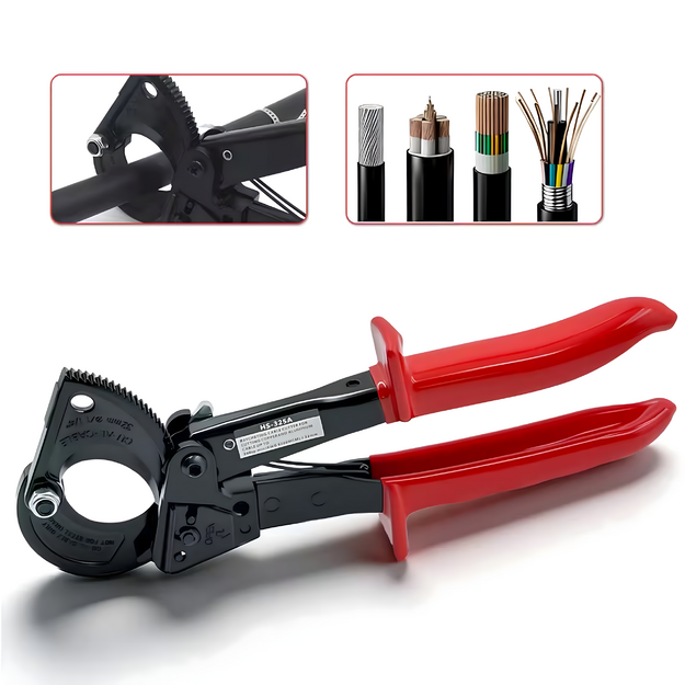 Sprūdrata šķēres kabeļu griezējam izolēts griezējs 240 mm2