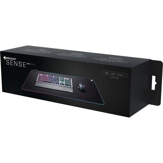Roccat - Sense Aimo Mousepad RGB - Size XXL