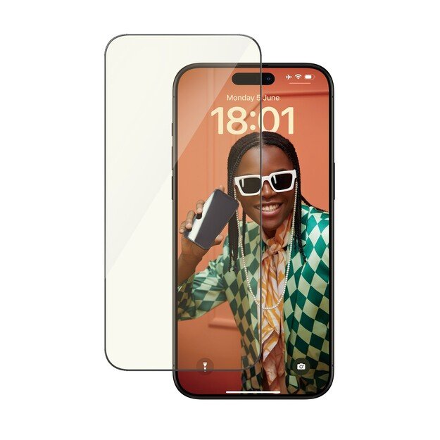 PanzerGlass - Eyecare Screen Protector iPhone 15 Pro Max - Ultra-Wide Fit