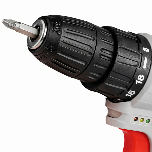 12 V belaidis atsuktuvas su LED atsuktuvų rinkiniu, dėkle, 2 x 1,5 Ah akumuliatoriai