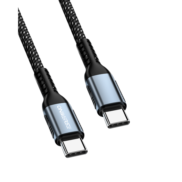 Oniverse Usb-C To Usb-C 100W Fast Charging Cable, 2 M - Black