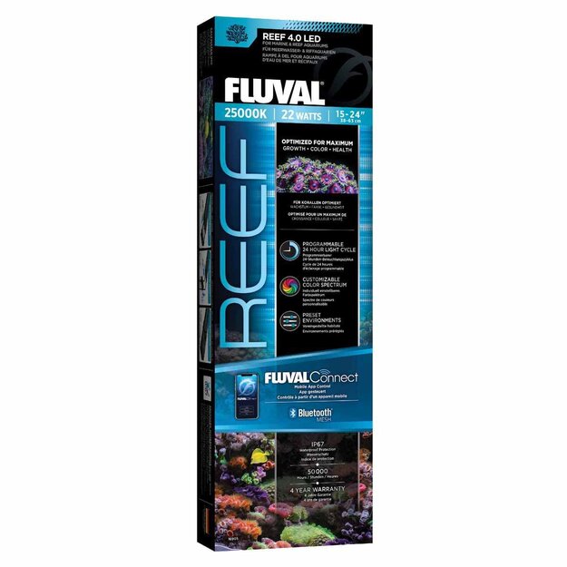 Fluval - Reef LED 4.0 - 22W - 38.4-63 cm