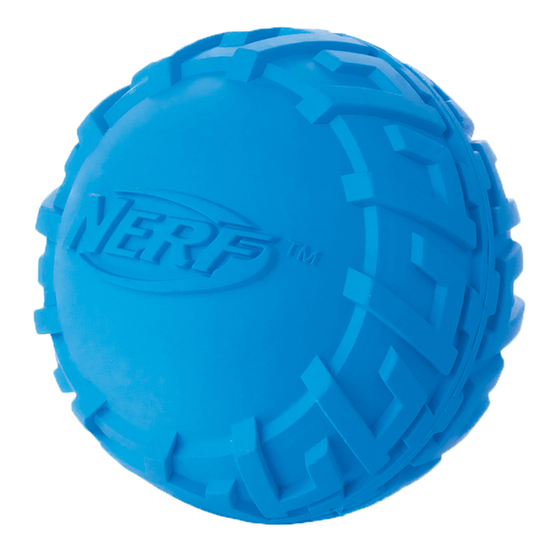 NERF - Nerf Dog Tire Squeak Ball - Green/Blue - 6.4 cm