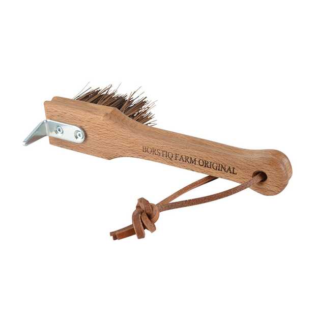 BORSTIQ - Hoof pick with Bassine brush