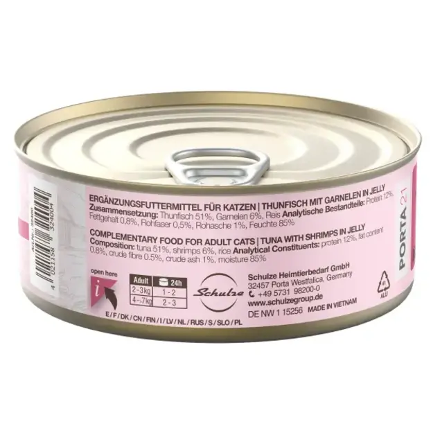 Porta21 - Feline Tuna Shrimps - 85 g