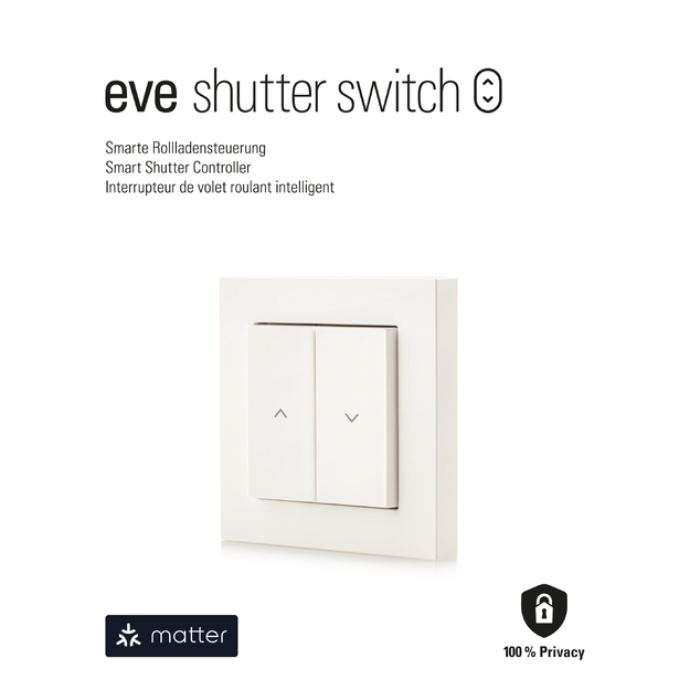 EVE - Shutter Switch Matter-enabled