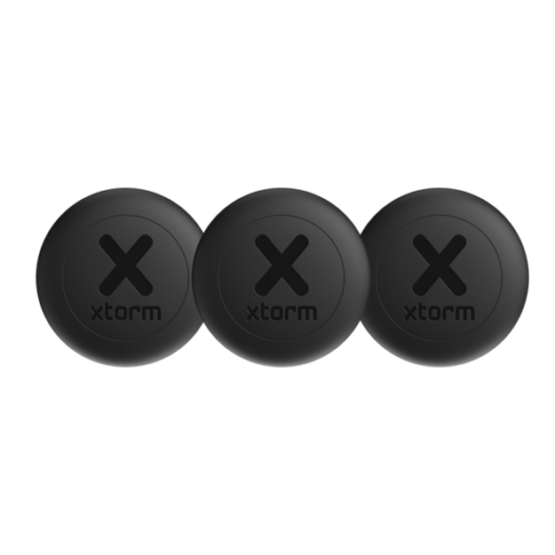 Xtorm - TravelTag 3-Pack- Charcoal Black (iOS & Android)