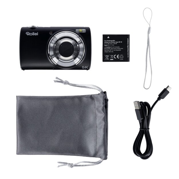 Rollei - Powerflex Compact Digital Camera - 64 MP - 5K