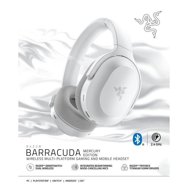 Razer - Barracuda wireless multi-platform gaming and mobile headset
