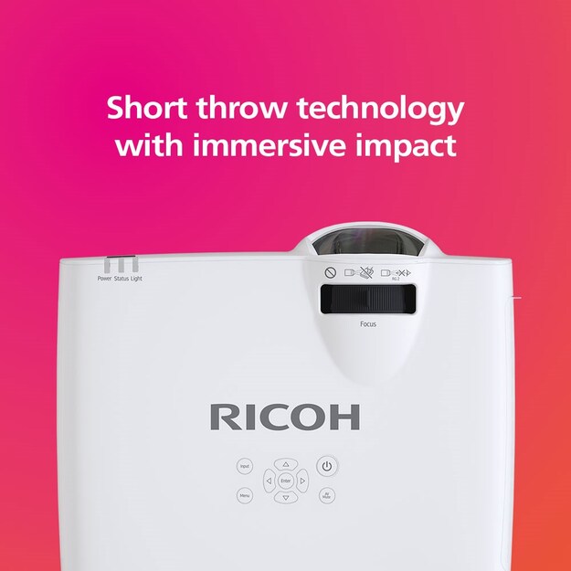 RICOH - ShortThrow Projector PJ WUL5A40ST 55-150'' (4500Lumen)