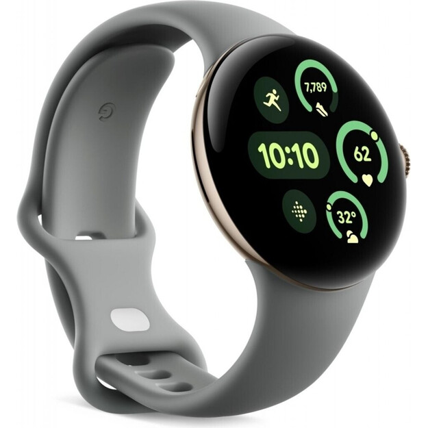 Google - Pixel Watch 3 45mm Bluetooth Matte Hazel