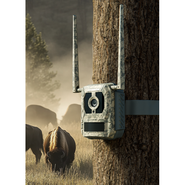 Reolink – Talon Pro Camovue 4K 4G Outdoor Battery Camera – Camo