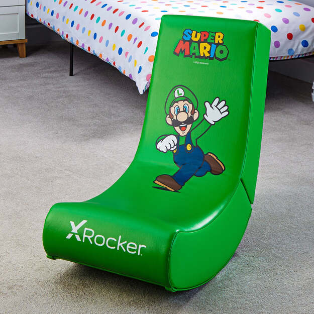 X-Rocker - Nintendo Video Rocker - Super Mario ALL-STAR Collection - Luigi