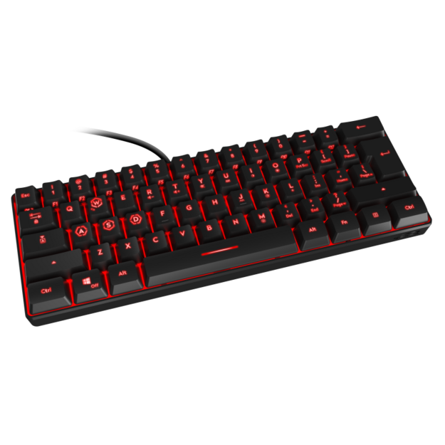 Speedlink - LETOS RGB 60% Gaming Keyboard - US Layout - Black