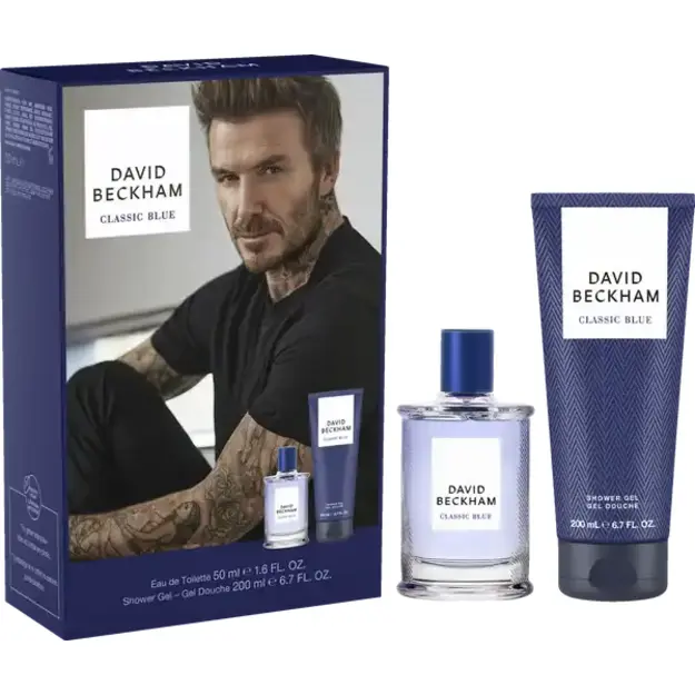 David Beckham - Beckham XMAS Classic Blue EDT 50ml + Shower Gel 200ml
