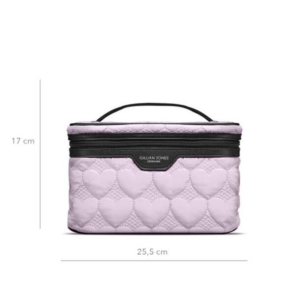 Gillian Jones - Urban Travel beauty box - Purple hearts - Lilla