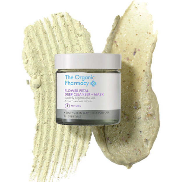 The Organic Pharmacy - Flower Petal Deep Cleanser & Mask (TOPSCFPM00040)