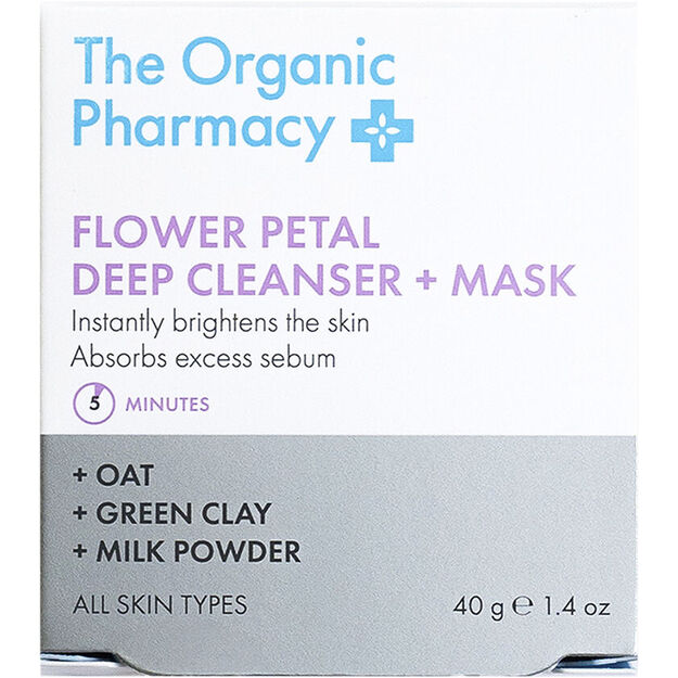 The Organic Pharmacy - Flower Petal Deep Cleanser & Mask (TOPSCFPM00040)
