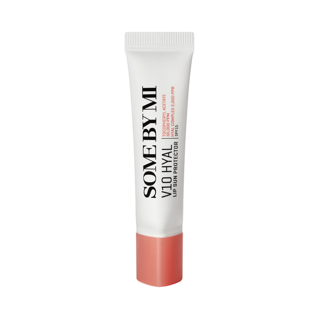 Some By Mi - V10 Hyal Lip Sun Protector SPF 15 - Rosy - 7 ml