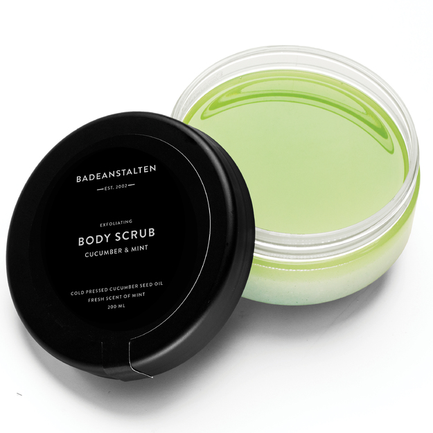 Badeanstalten - Bodyscrub - Cucumber & Mint - 200 ml