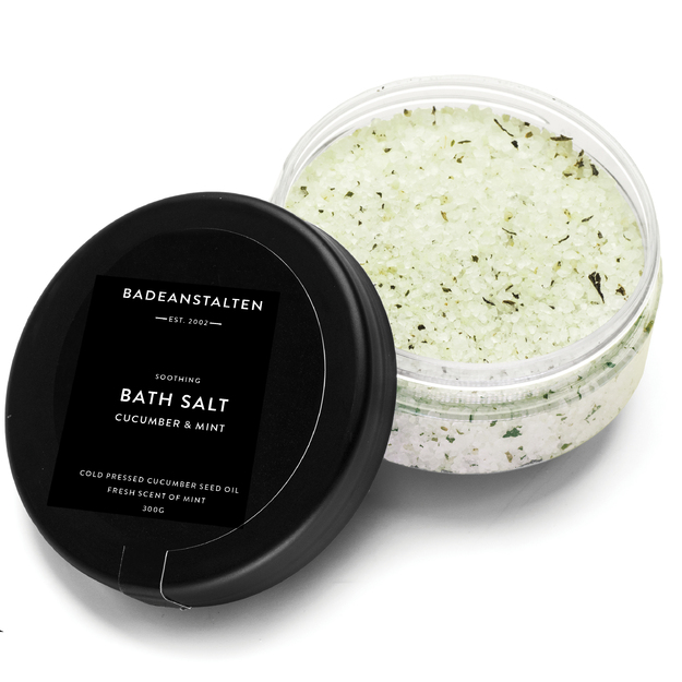 Badeanstalten - Bathsalt - Cucumber and Mint - 300g