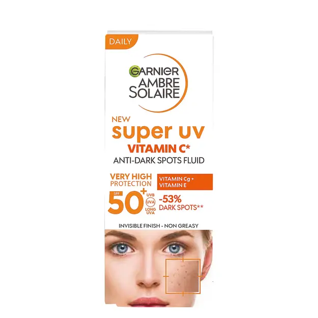 Garnier - Ambre Solaire Super UV Vitamin C Fluid - SPF 50+