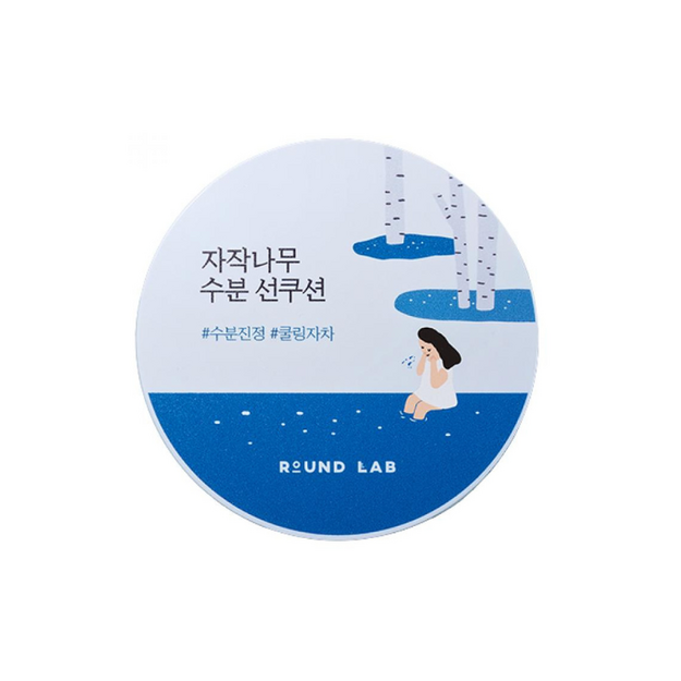 Round Lab - Birch Juice Moisturizing Sun Cushion SPF50+ PA++++ - 15 g