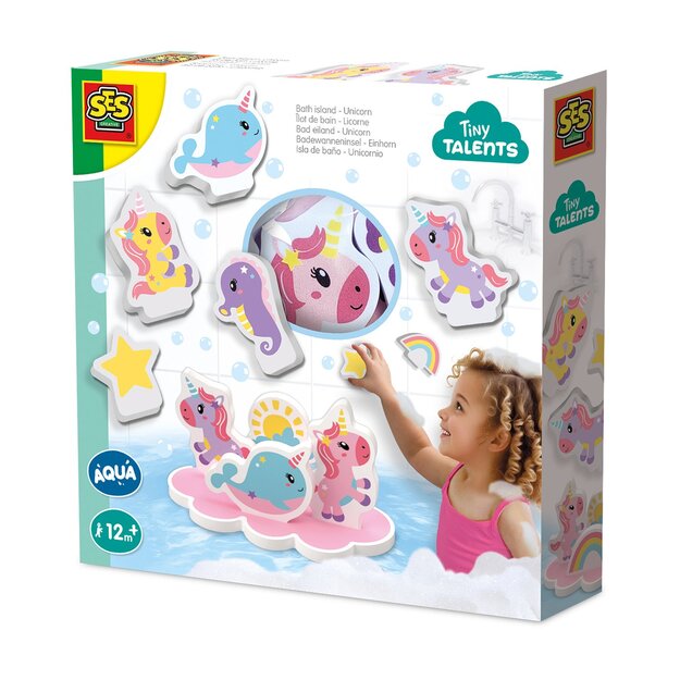 SES Creative - Bath Time Unicorn Island - (S13253)