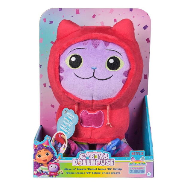Gabby's Dollhouse - Deluxe Plush DJ Catnip 25 cm (6071765)