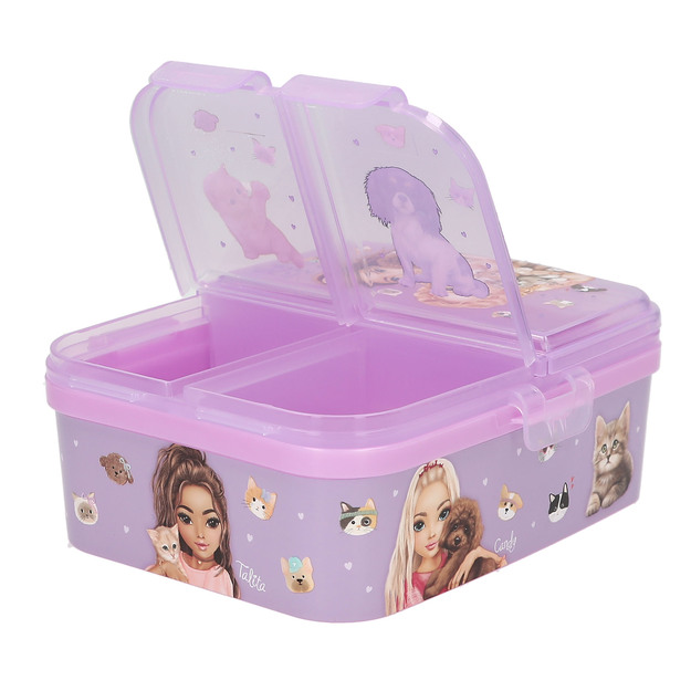TOPModel - Lunchbox XL KITTY and DOGGY - Lilac - XL
