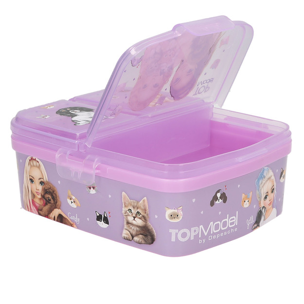 TOPModel - Lunchbox XL KITTY and DOGGY - Lilac - XL