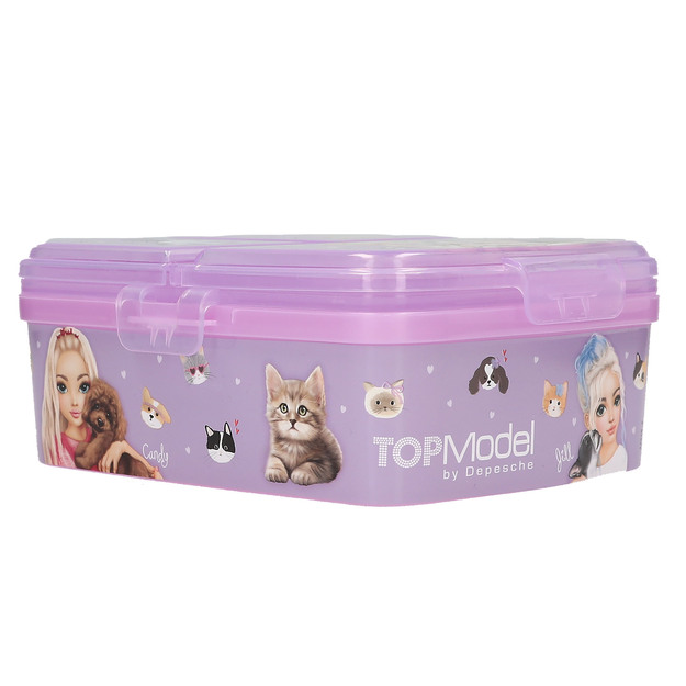 TOPModel - Lunchbox XL KITTY and DOGGY - Lilac - XL