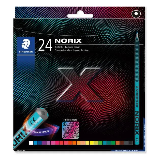 Staedtler - Norix colour pencils – 24 (186 C24)