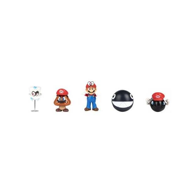 Nintendo - Super Mario Figure 5 Pack 6cm (410422)