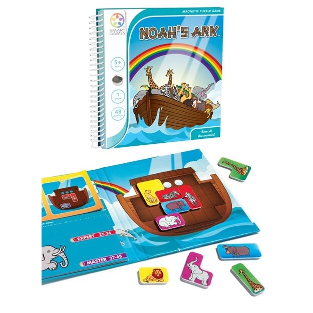 SmartGames - Magnetic Travel - Noahs Ark (Nordic) (SG1602)