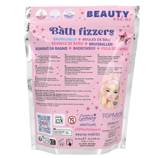 TOPModel - Bathfizzer Star BEAUTY and ME - 20g
